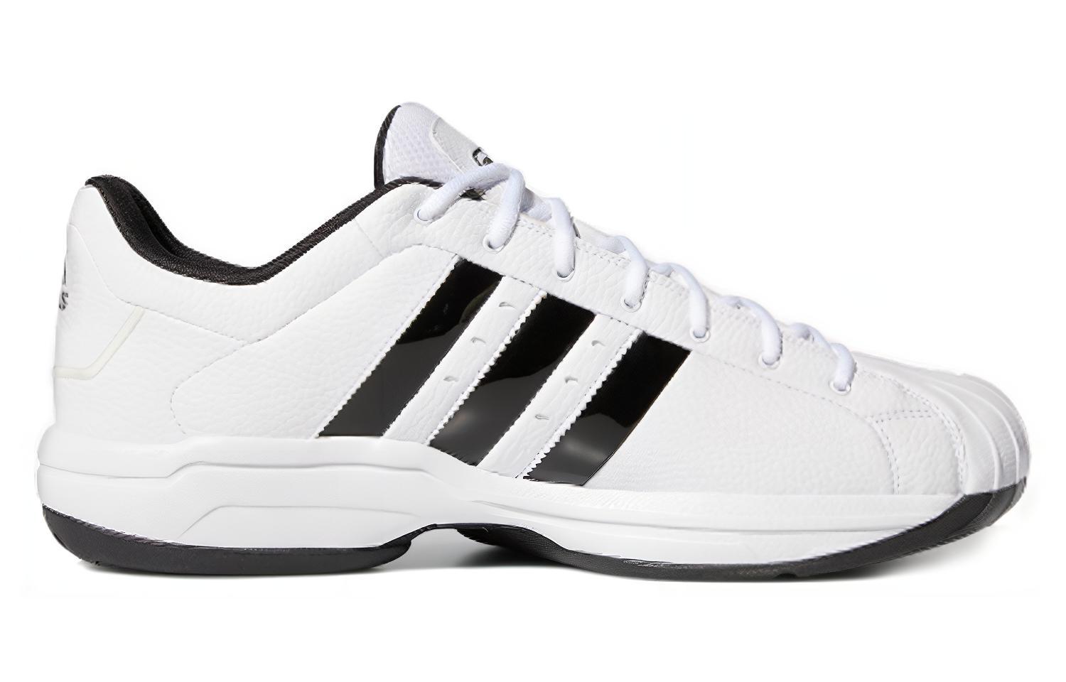 Lookbook adidas Pro Model 2G Low ''Wit Zwart'' FX4981