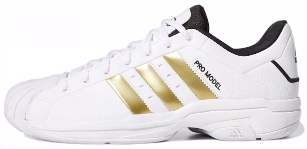 아디다스 프로 모델 2G 로우 "화이트 골드 메탈릭" H68060 Buy 아디다스 프로 모델 2G 로우 "화이트 골드 메탈릭" H68060