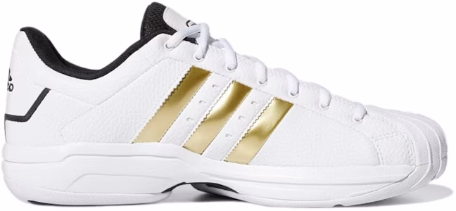 아디다스 프로 모델 2G 로우 "화이트 골드 메탈릭" H68060 Order 아디다스 프로 모델 2G 로우 "화이트 골드 메탈릭" H68060