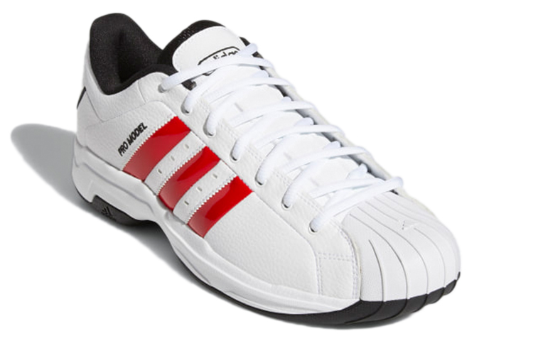 Lookbook adidas PRO Model 2G 低筒 實戰籃球鞋 男款 白紅