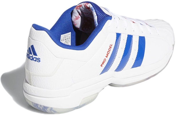adidas Pro Model 2G Low 'White Royal Blue' FZ1393 Shop adidas Pro Model 2G Low 'White Royal Blue' FZ1393