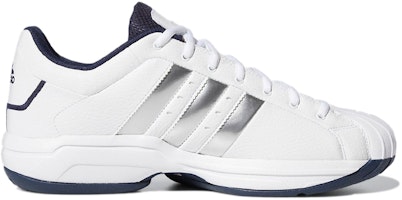 愛迪達 Pro Model 2G Low '白色 銀色金屬 海軍藍' H68051 Order 愛迪達 Pro Model 2G Low '白色 銀色金屬 海軍藍' H68051