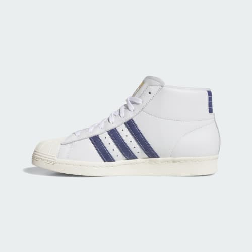 Details for adidas Pro Model 80 ADV Sneakers Crystal White/Muted Purple/Off White KJ0210