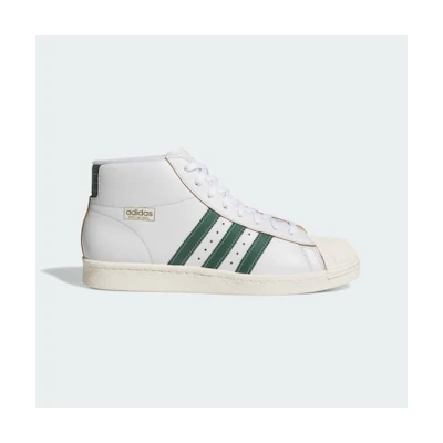 Adidas Pro Model 80s ADV White Black Basketball Sneakers Crystal White/Collegiate Green/Off White