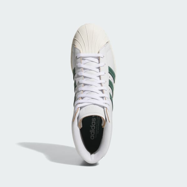 Lookbook Adidas Pro Model 80s ADV Sneakers Kasut Putih Hijau JP8534