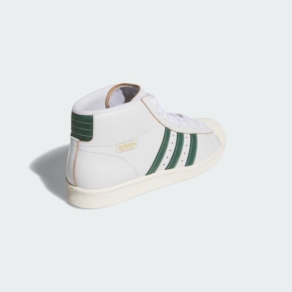 Details for Adidas Pro Model 80s ADV Sneakers Kasut Putih Hijau JP8534