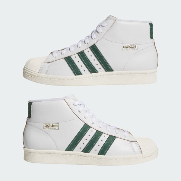 Cheap Adidas Pro Model 80s ADV Sneakers Kasut Putih Hijau JP8534