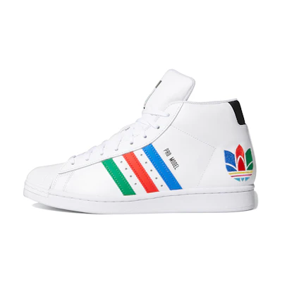 adidas Pro Model 'Colorful Trefoil - Cloud White'