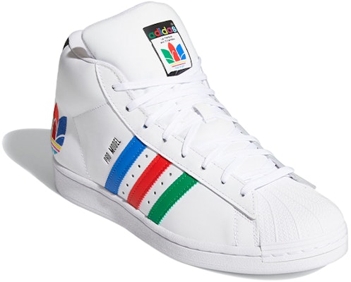 adidas Pro Model 'Colorful Trefoil - Putih Awan' FX0183 Lookbook adidas Pro Model 'Colorful Trefoil - Putih Awan' FX0183