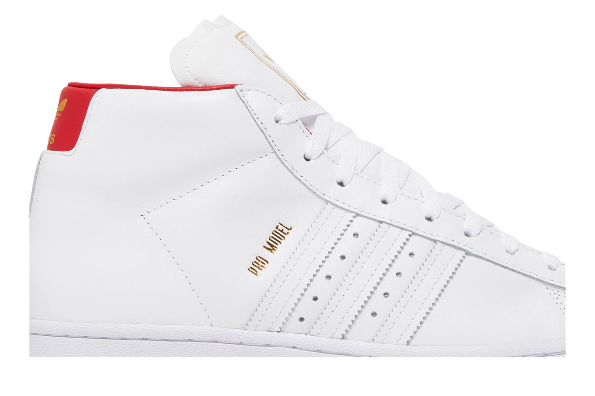 adidas Pro Model 'White Scarlet' 圖 2
