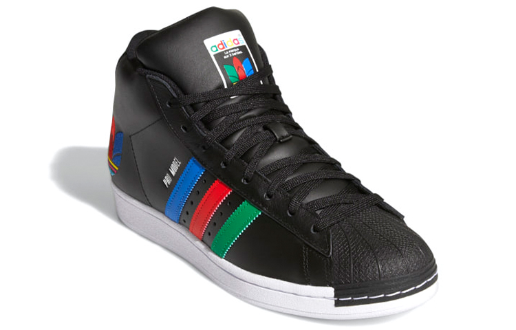 Lookbook adidas Pro Model Schoenen ''Zwart Rood Blauw Groen'' FV9903