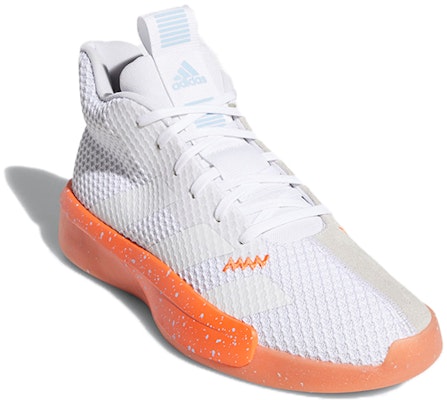 adidas Pro Next 2019 'White Orange' EF0475 Lookbook adidas Pro Next 2019 'White Orange' EF0475