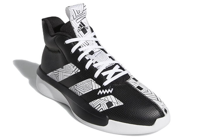 Lookbook adidas Pro Next 2019 高筒 實戰籃球鞋 男款 黑白 2019年版