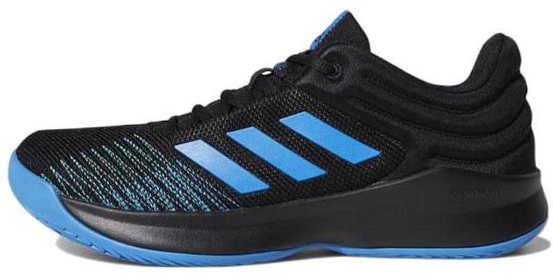 adidas Pro Spark 2018 Low 'Black Bright Blue' AC8518 Buy adidas Pro Spark 2018 Low 'Black Bright Blue' AC8518