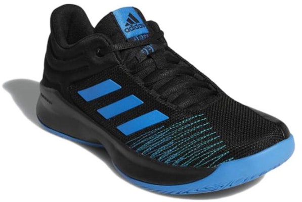 adidas Pro Spark 2018 Low 'Black Bright Blue' AC8518 Lookbook adidas Pro Spark 2018 Low 'Black Bright Blue' AC8518