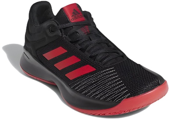 adidas Pro Spark 2018 Low 'Black Scarlet' F99902 Lookbook adidas Pro Spark 2018 Low 'Black Scarlet' F99902