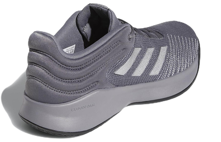 Shop adidas Pro Spark 耐磨 低筒 復古籃球鞋 男款 灰色