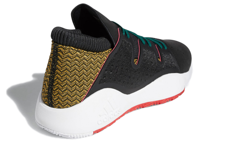 Shop adidas PRO Vision 低幫 籃球鞋 男款 黑紅