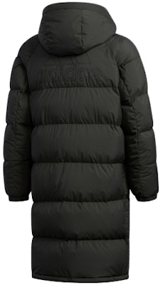 adidas Puffy Long Down Jacket Earth Brown Winter Hooded Coat EH4007 Lookbook adidas Puffy Long Down Jacket Earth Brown Winter Hooded Coat EH4007