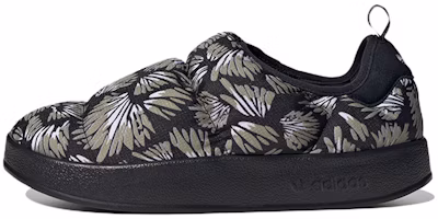 adidas Puffylette 'Floral - Black' GX4646 adidas Puffylette 'Floral - Black' GX4646