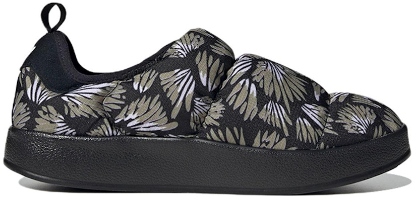 adidas Puffylette 'Floral - Hitam' GX4646 Order adidas Puffylette 'Floral - Hitam' GX4646
