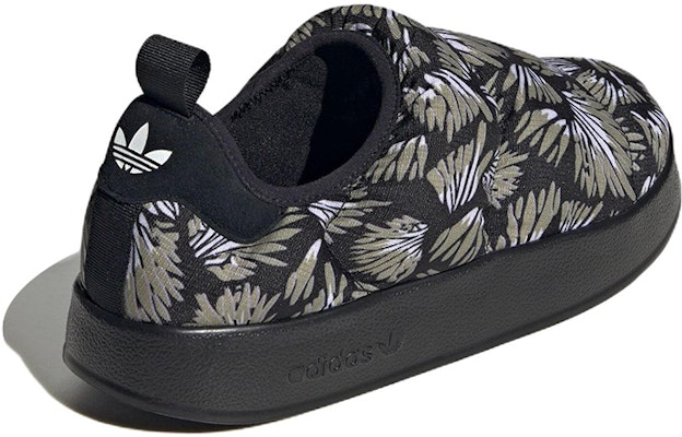 adidas Puffylette 'Floral - Hitam' GX4646 Shop adidas Puffylette 'Floral - Hitam' GX4646
