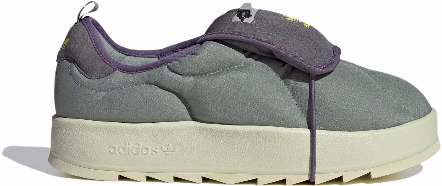 adidas Puffylette 'Silver Green' IF3957 Lookbook adidas Puffylette 'Silver Green' IF3957