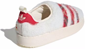 adidas originals Puffylette 圓頭套腳 保暖 低筒 休閒生活鞋 男女款 白紅 Lookbook adidas originals Puffylette 圓頭套腳 保暖 低筒 休閒生活鞋 男女款 白紅