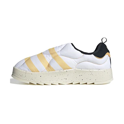 adidas Puffylette 'White Yellow'