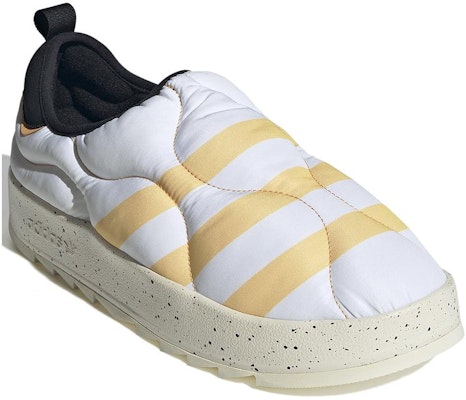 adidas Puffylette 'White Yellow' IF4326 Lookbook adidas Puffylette 'White Yellow' IF4326