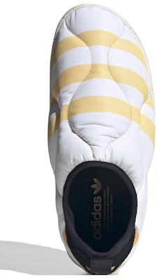 adidas Puffylette 'White Yellow' IF4326 Shop adidas Puffylette 'White Yellow' IF4326