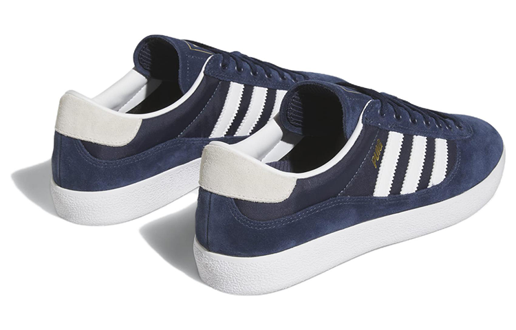 Shop adidas originals Puig Indoor 防滑耐磨 低筒 板鞋 男款 藍白