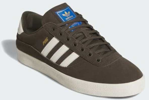 아디다스 푸익 인도어 스니커즈 섀도우 올리브/오프 화이트/블루 버드 JQ1115 Purchase 아디다스 푸익 인도어 스니커즈 섀도우 올리브/오프 화이트/블루 버드 JQ1115