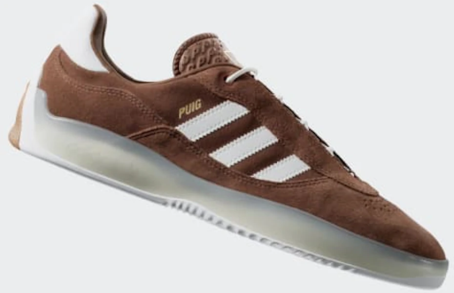 Adidas Puig Baskets d''Occasion Marron/Blanc Nuage/Doré Métallique JQ1122 Lookbook Adidas Puig Baskets d''Occasion Marron/Blanc Nuage/Doré Métallique JQ1122