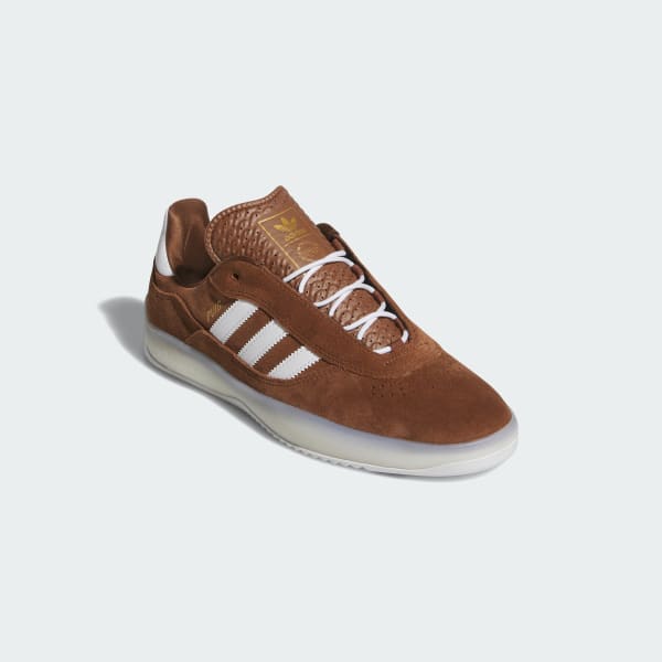 Details for Adidas Puig Baskets d''Occasion Marron/Blanc Nuage/Doré Métallique JQ1122