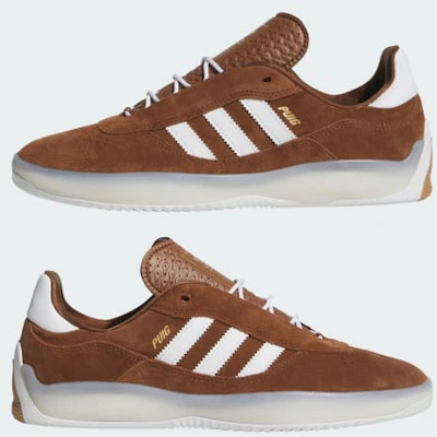 Adidas Puig Baskets d''Occasion Marron/Blanc Nuage/Doré Métallique JQ1122 1