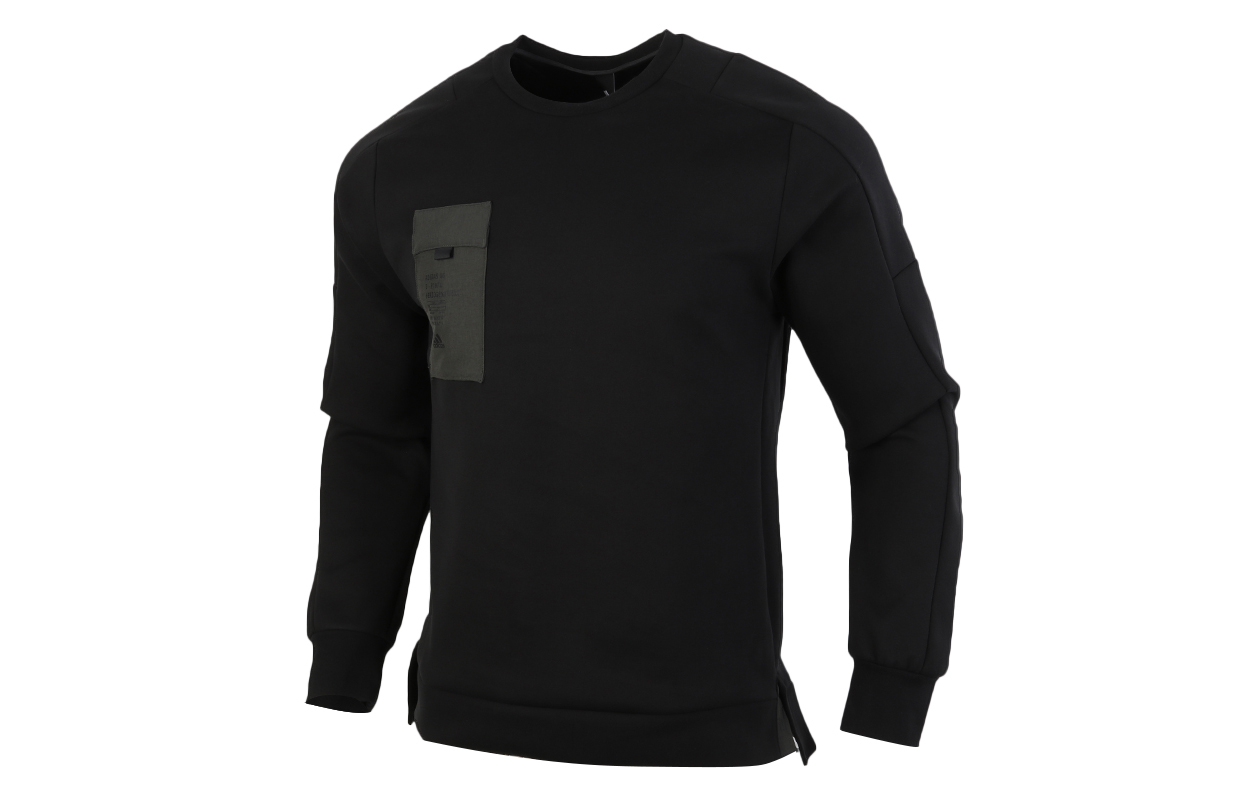 adidas Pullover Casual Sweatshirt Black GM4422