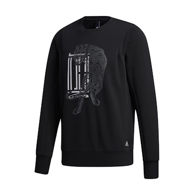 adidas Pullover Crewneck Sweatshirt Black GF4040