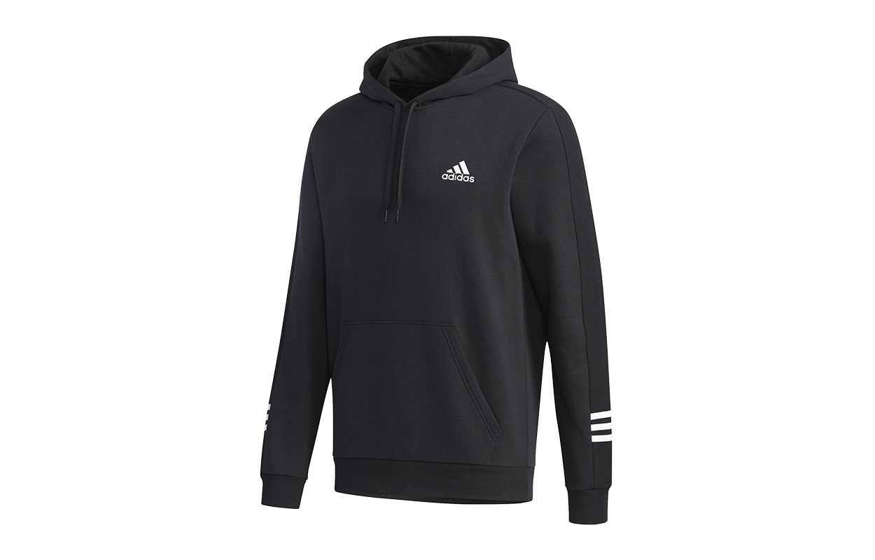 adidas Pullover Hoodie Casual Black GD5443