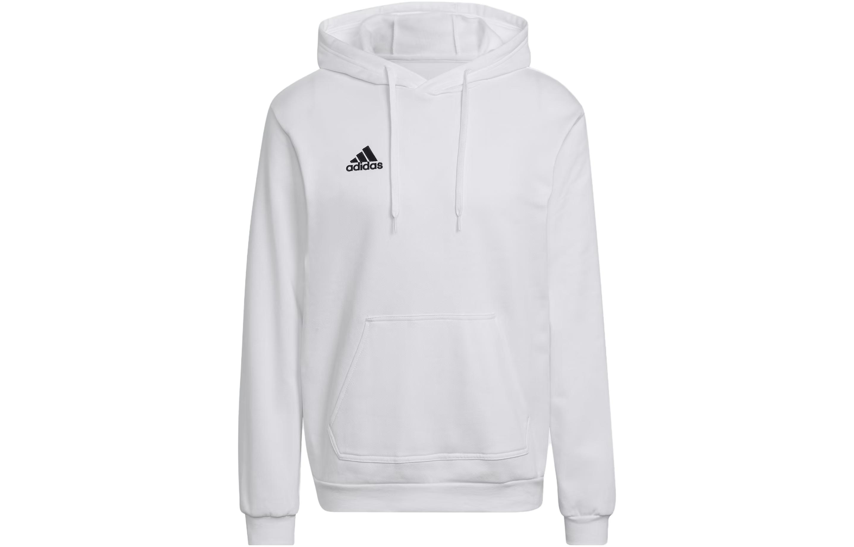 adidas Pullover Hoodie Letter Print White/Black Long Sleeve HG6302