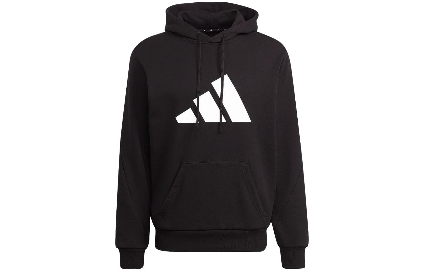 adidas Pullover Hoodie with Logo - Black H39801