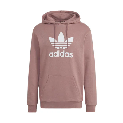 adidas Pullover Sweatshirt with Front Logo Print - Brown HM9325