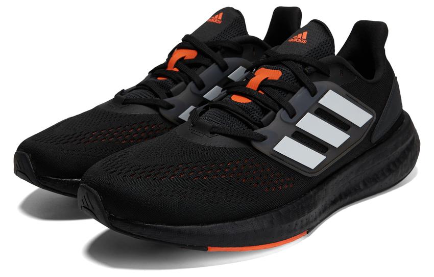 Shop adidas Pure Boost 22 防滑耐磨透氣 跑步鞋 黑色