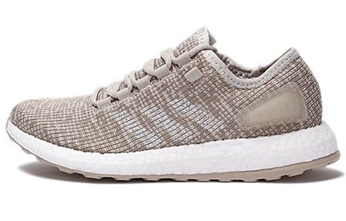 adidas Pure Boost Cream-Coloured White Shoes 'Light White'