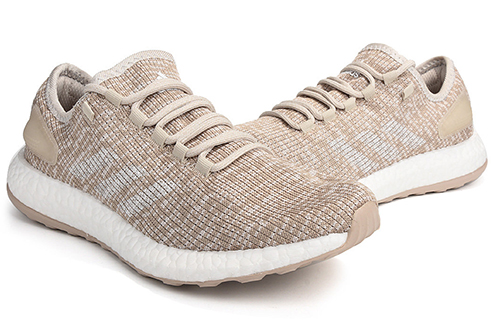 adidas Pure Boost Cream-Coloured White Shoes 'Light White' 圖 4