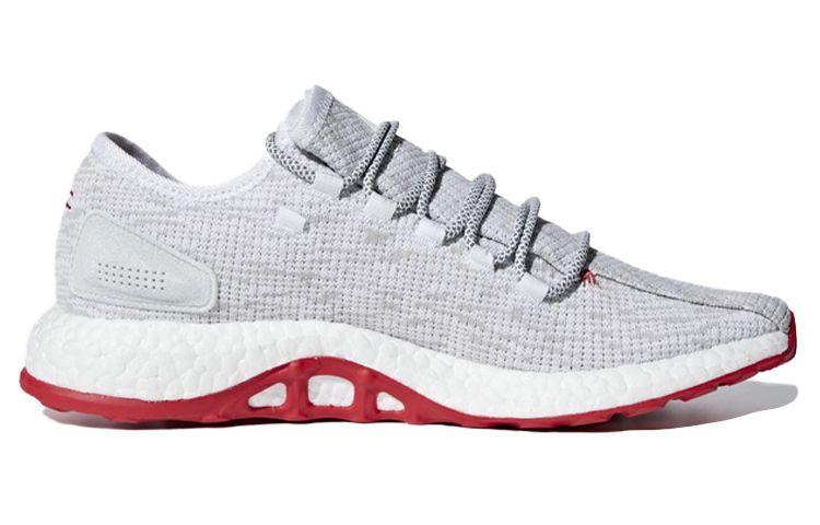 Order adidas Pure Boost Ltd 輕便 低幫 跑步鞋 男女同款 灰白紅