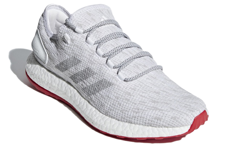Lookbook adidas Pure Boost Ltd 輕便 低幫 跑步鞋 男女同款 灰白紅