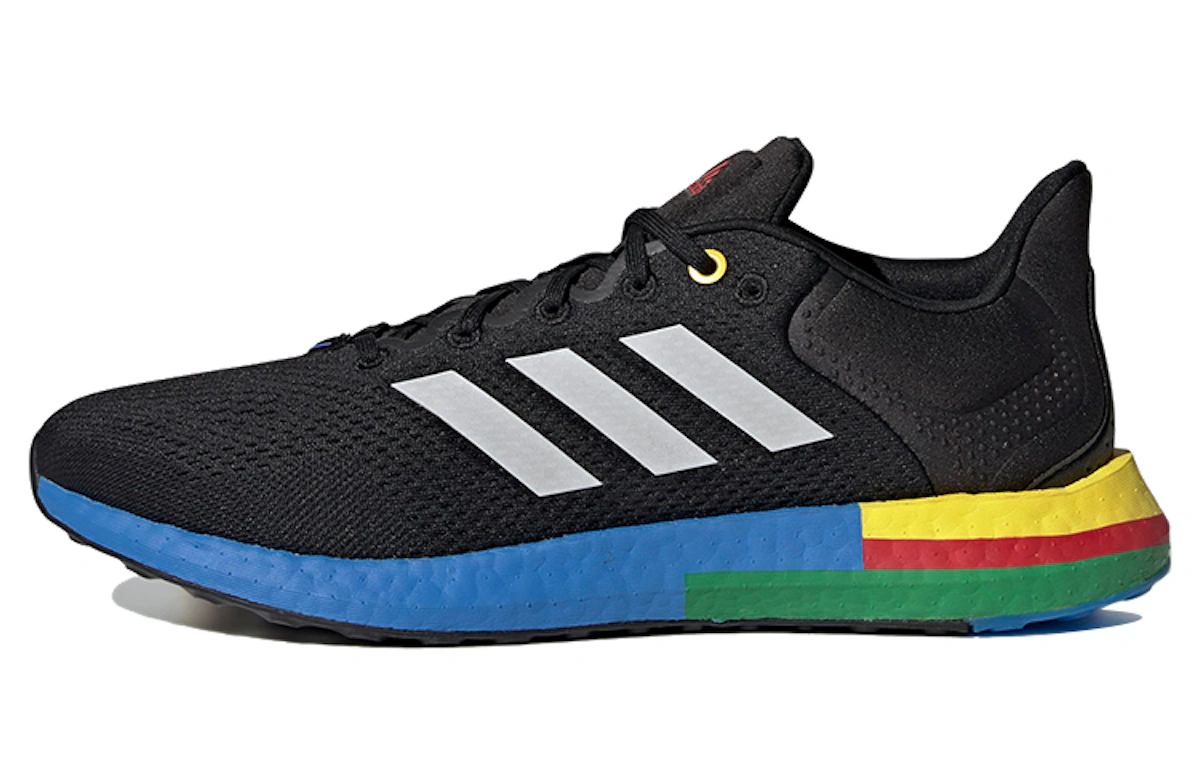 adidas Pureboost 21 'Black Blue Green Yellow Red' GY5103