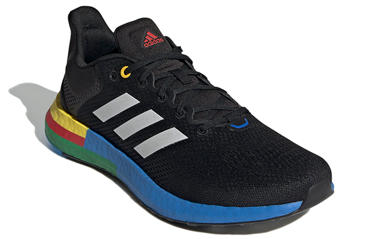 adidas Pureboost 21 'Black Blue Green Yellow Red' GY5103