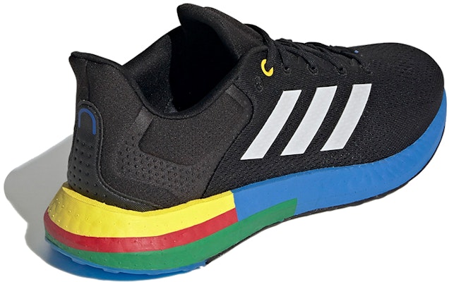 adidas Pureboost 21 'Hitam Biru Hijau Kuning Merah' GY5103 Shop adidas Pureboost 21 'Hitam Biru Hijau Kuning Merah' GY5103